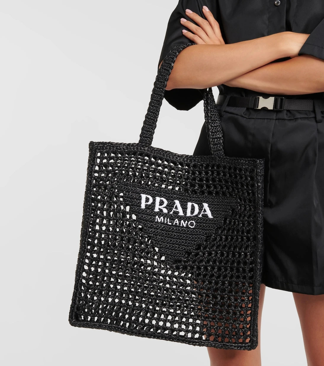 Prada - Logo tote bag