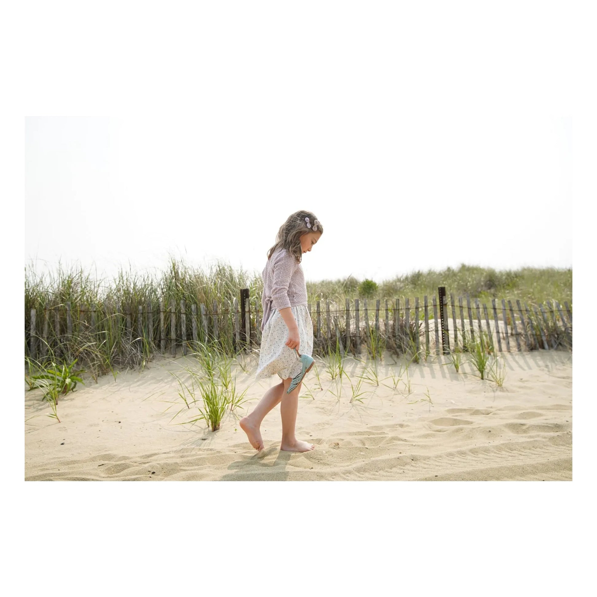 Soor Ploom - Loop Fleurie Organic Cotton Dress | Ecru