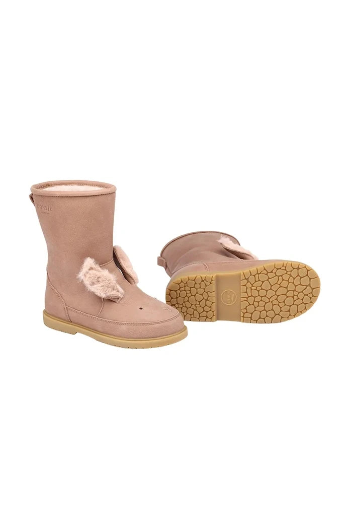 Donsje Wadudu Exclusive Boots Fluffy Bunny Çocuk Deri Kışlık Botlar
