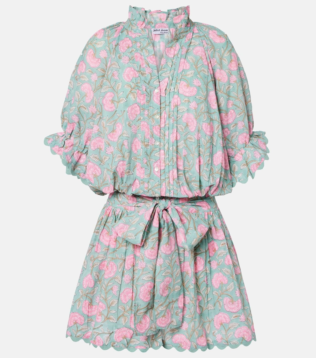 Juliet Dunn - Floral cotton minidress
