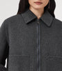 Wool-Blend Seannah Jacket CHARCOAL GREY