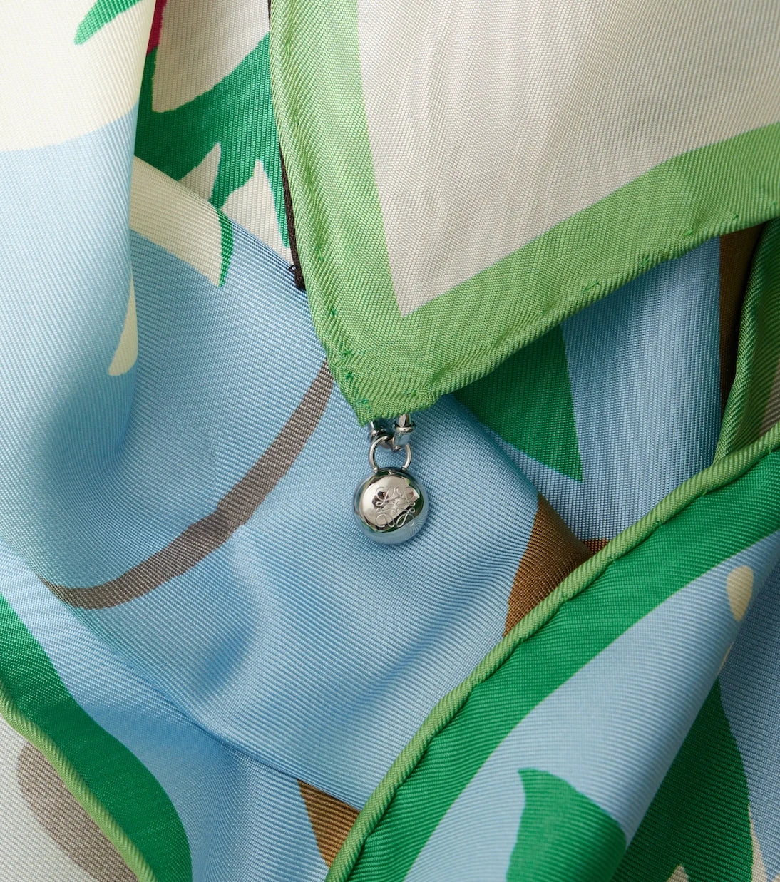 Loewe - Printed silk twill scarf