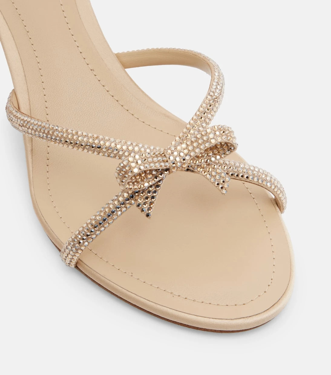Rene Caovilla - Bow-detail crystal-embellished sandals