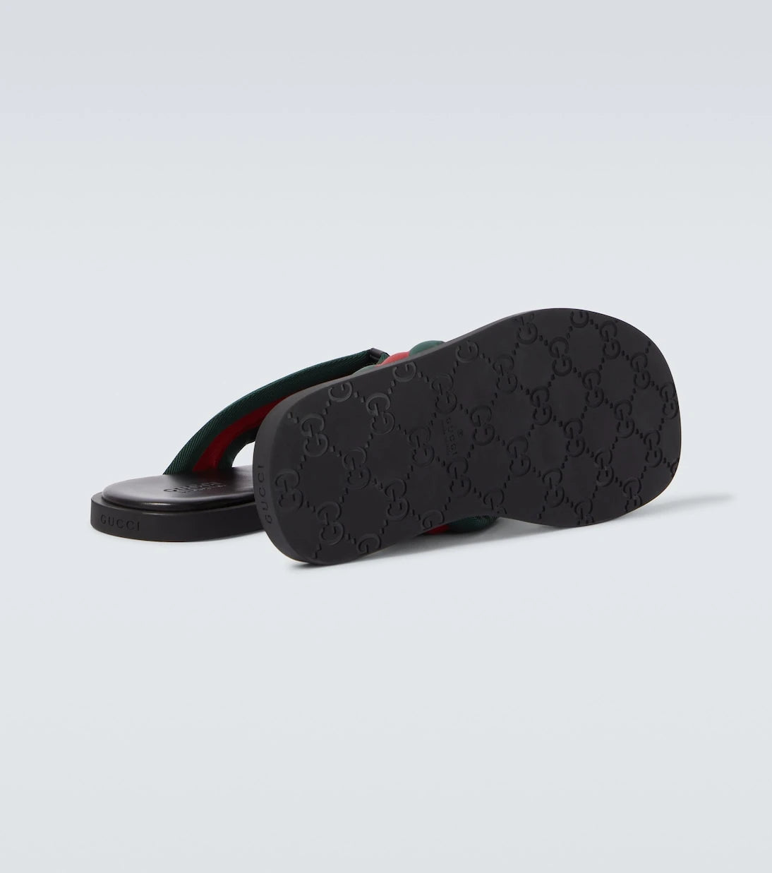 Gucci - GG Web Stripe slides