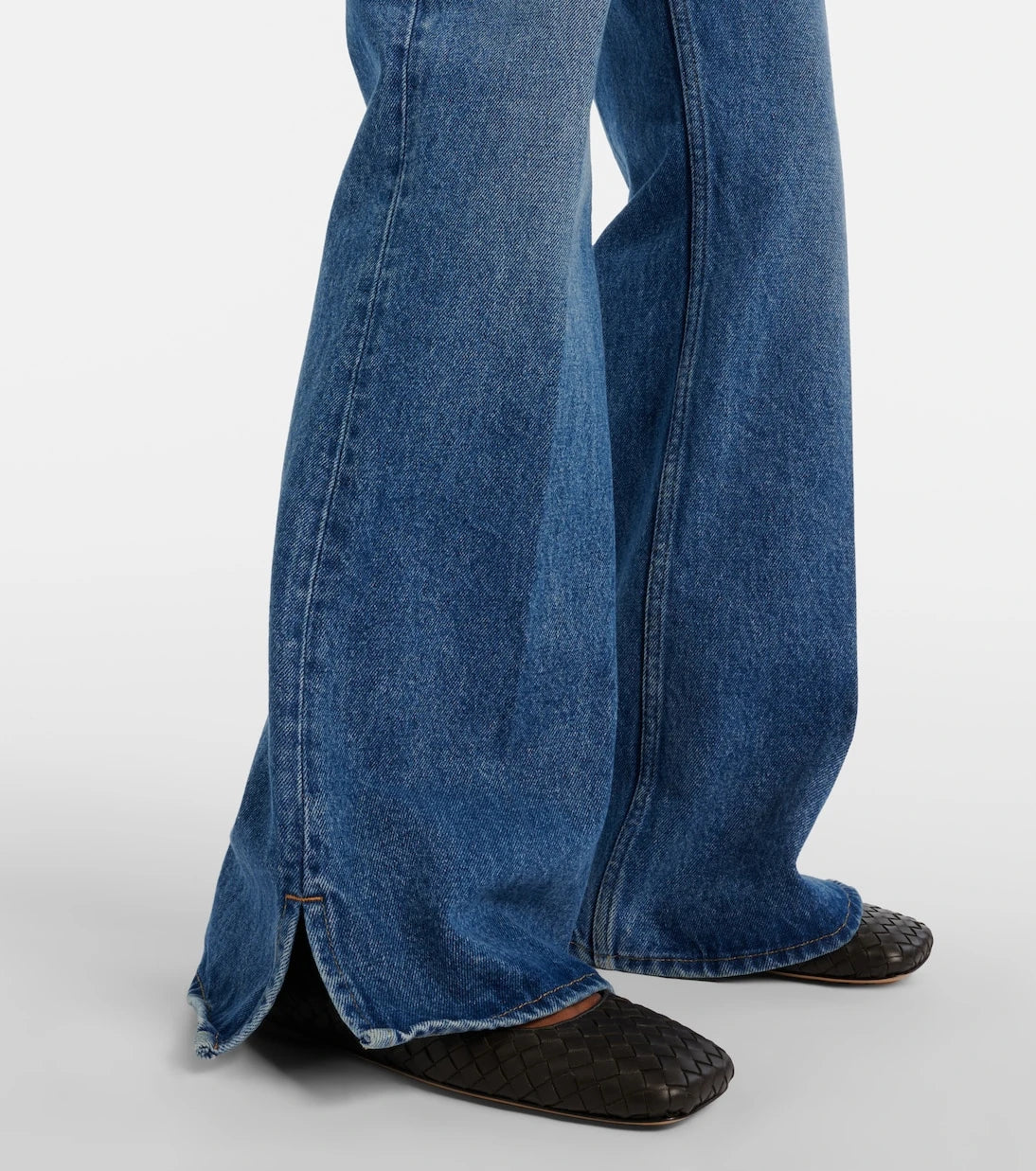 Bottega Veneta - High-rise flared jeans