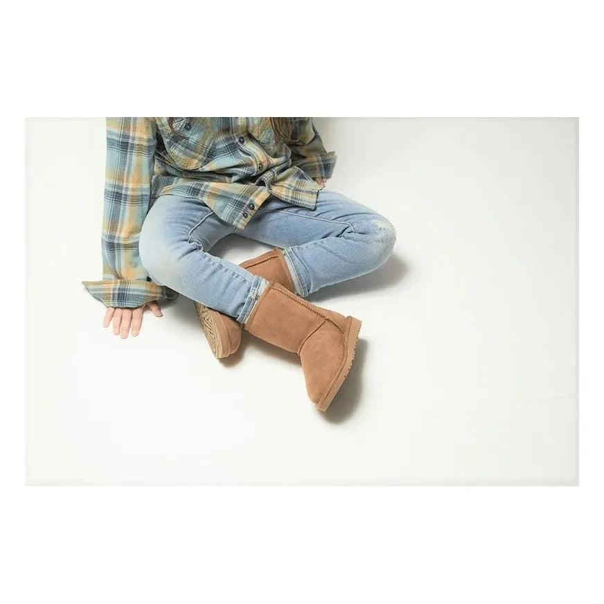 UGG - Classic II Fur Lined Suede Boots | Camel