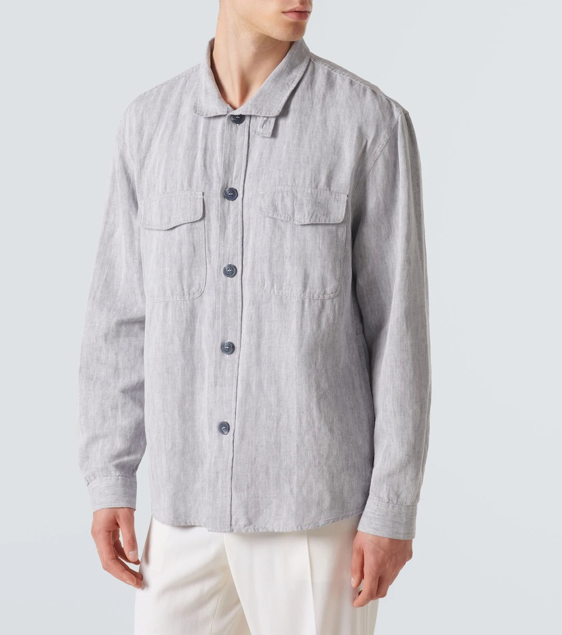 Frescobol Carioca - Nuno cotton and linen overshirt