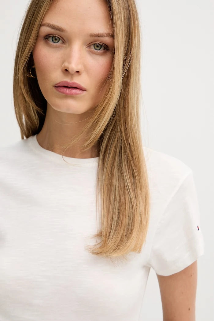 Tommy Hilfiger тениска basic дамска от памук