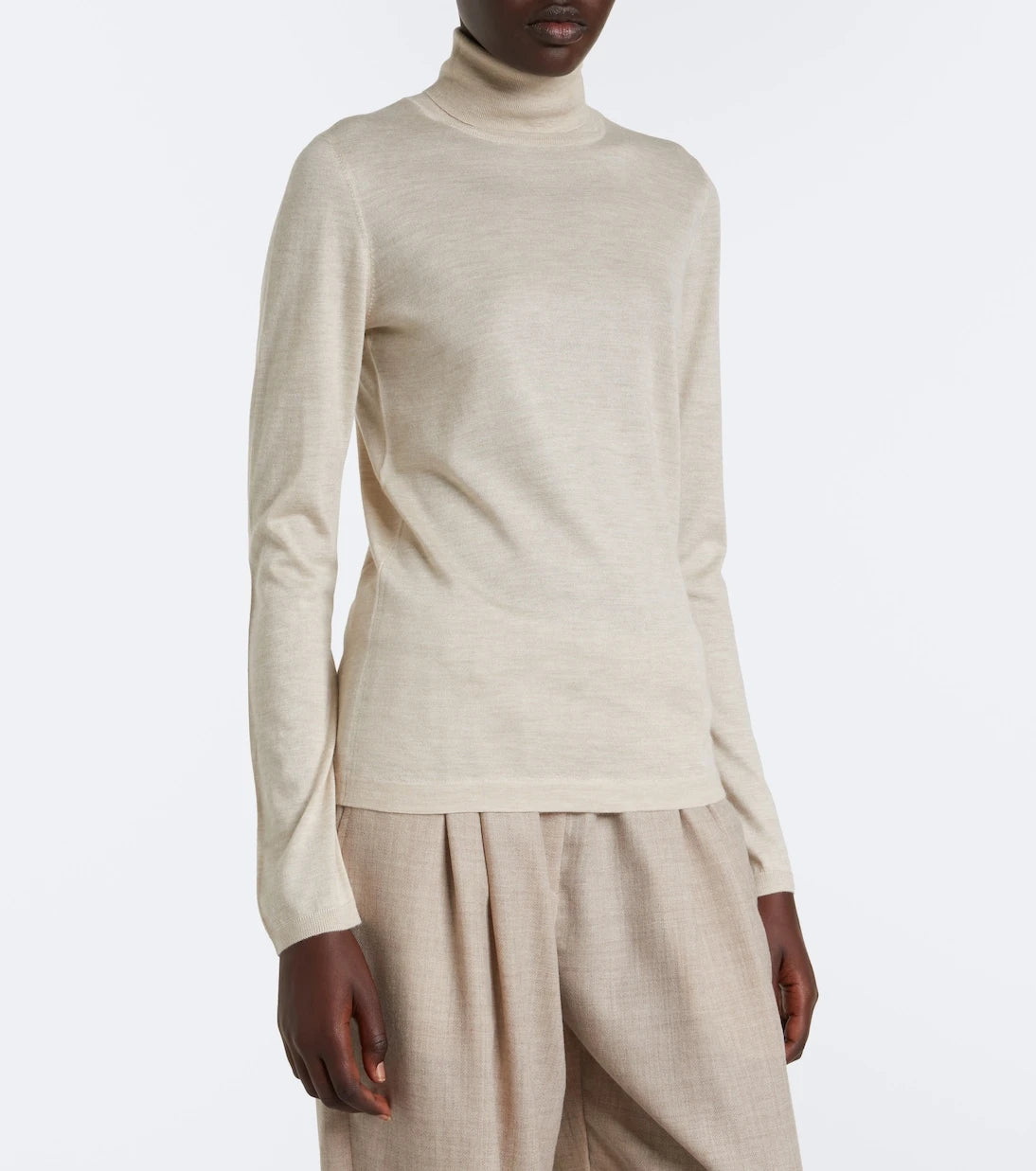 Brunello Cucinelli - Cashmere and silk turtleneck sweater