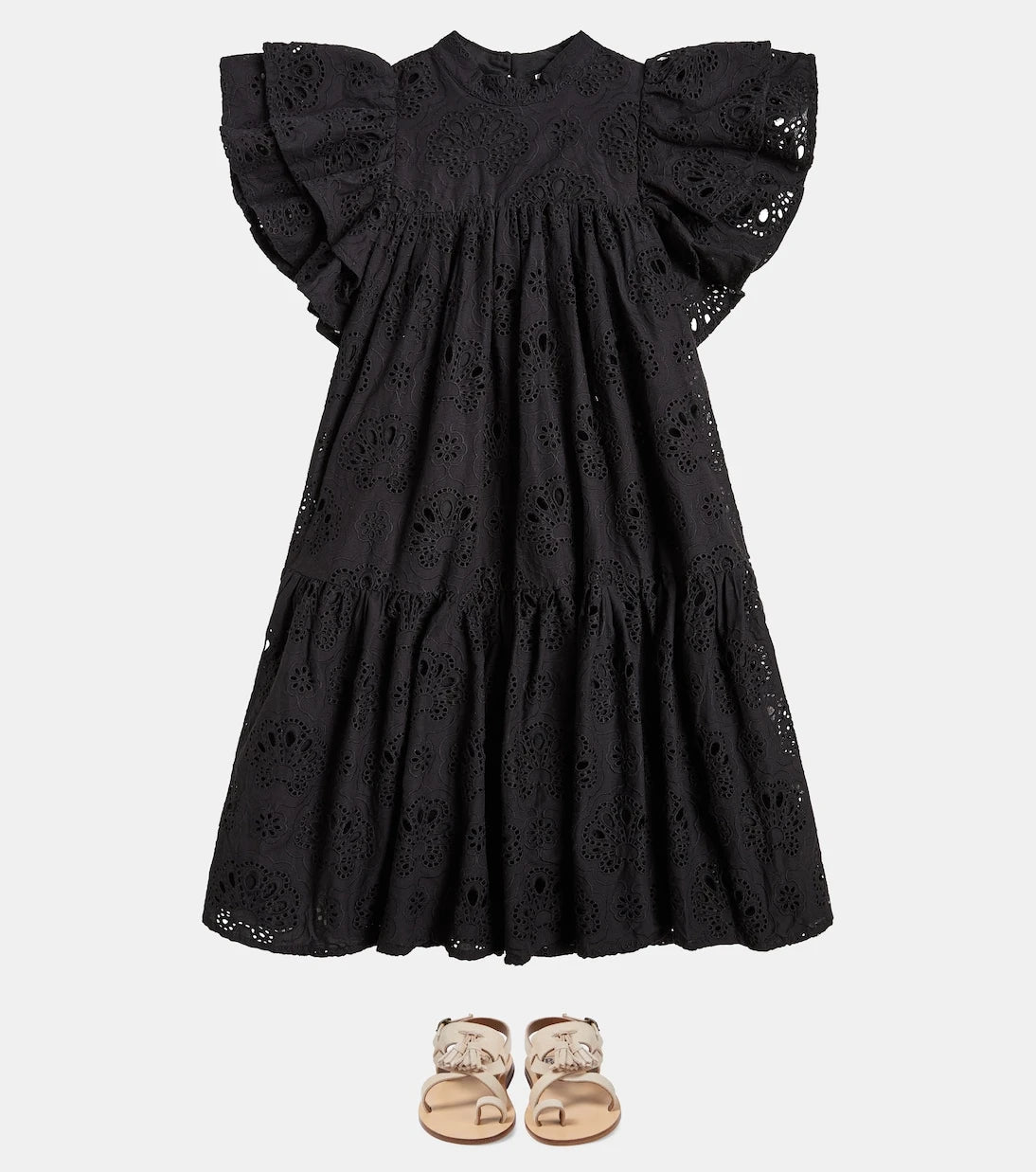 Petite Amalie - Embroidered cotton dress
