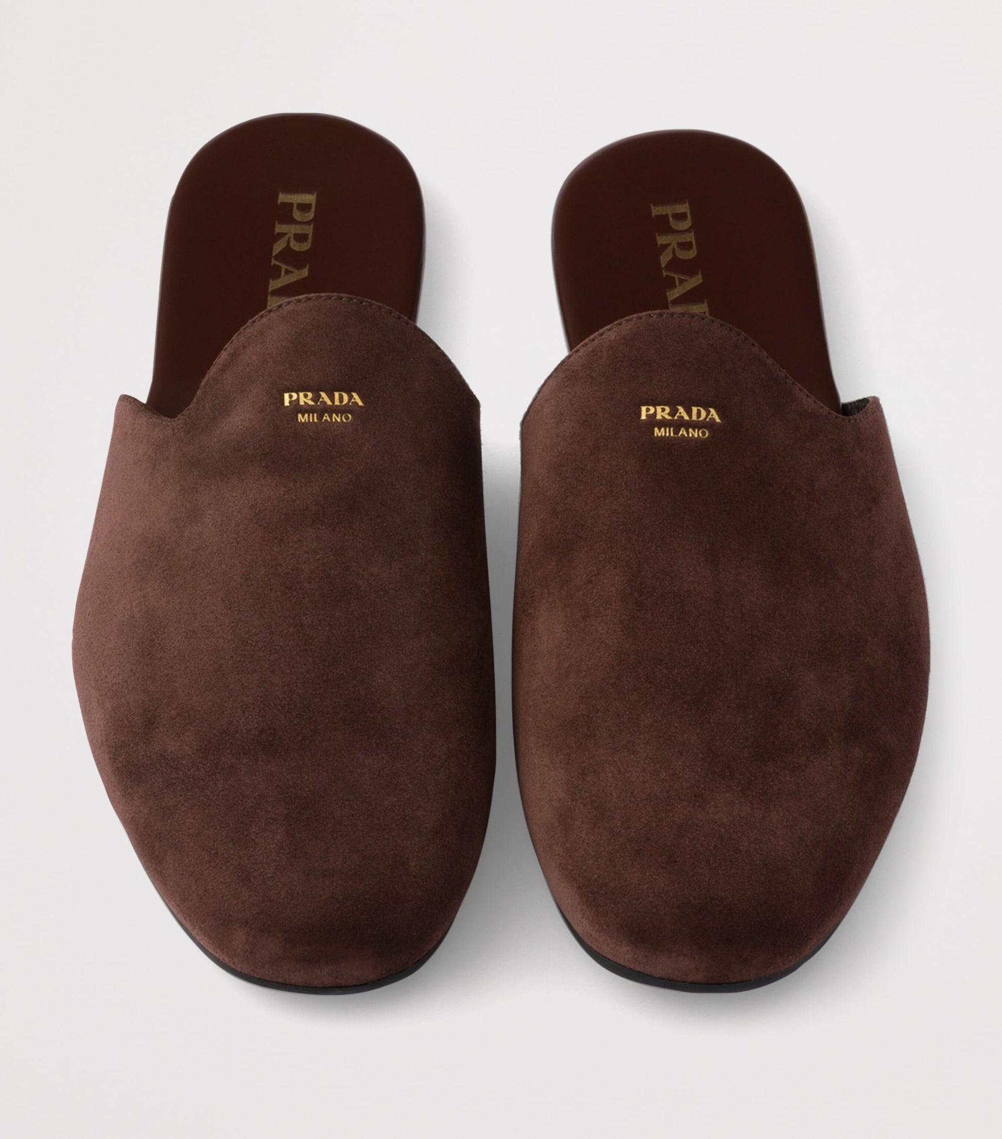 Prada Suede Mules