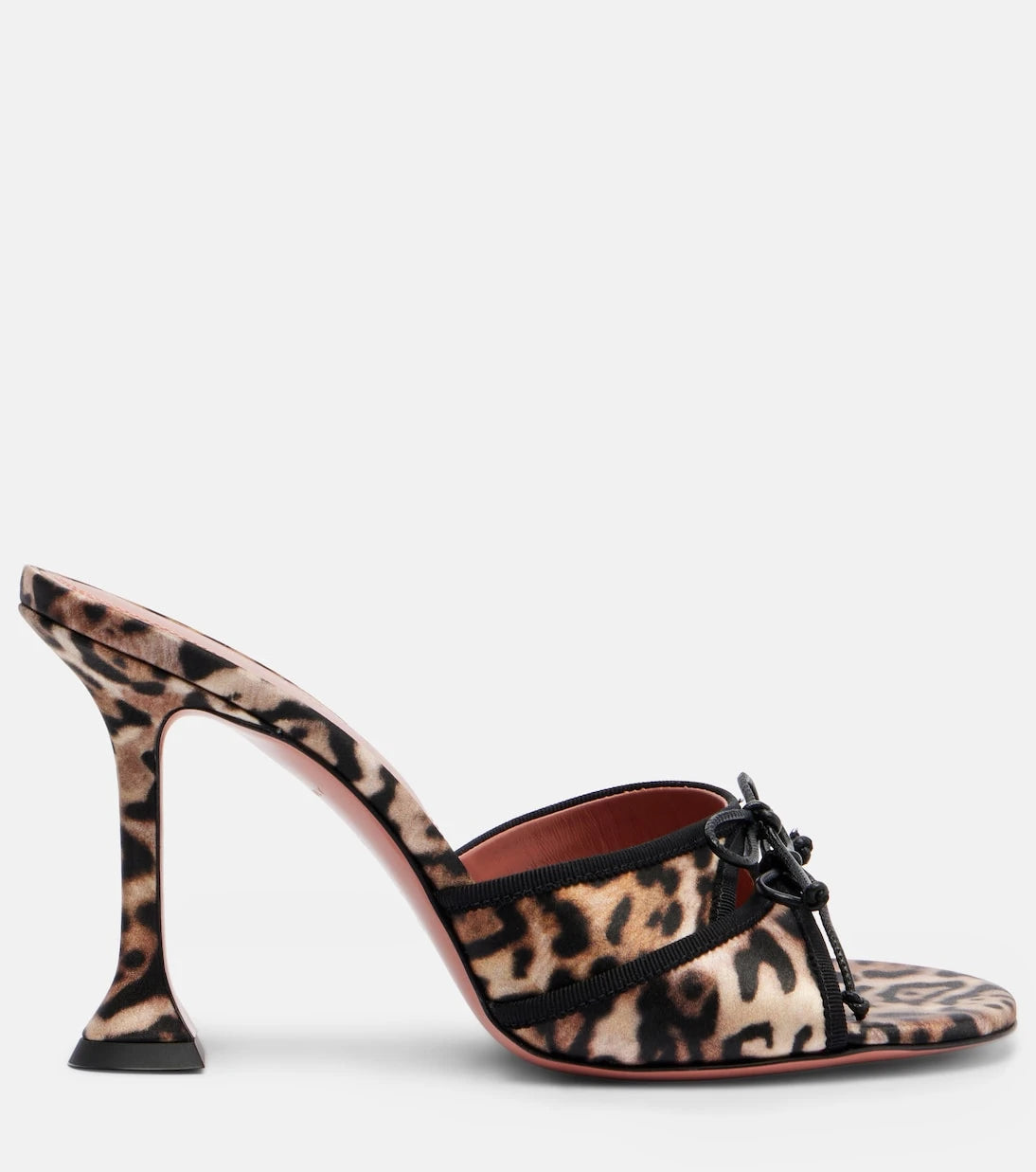 أمينا معادي - حذاء "إليونورا" مفتوح بكعب وطبعة فهد