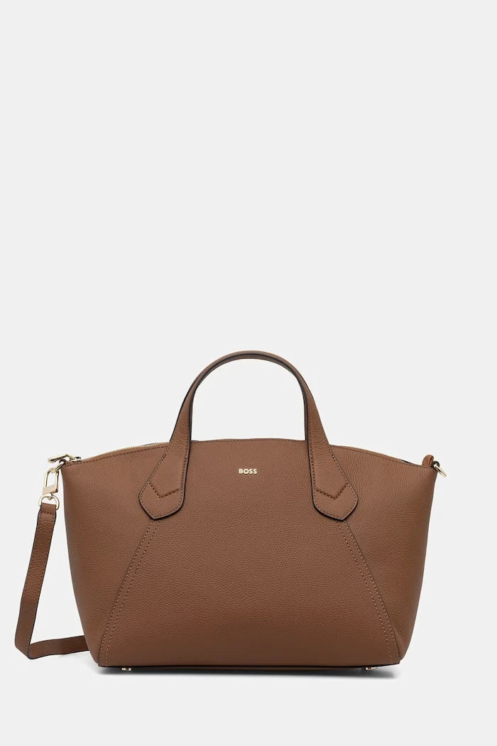 BOSS kadın suni deri tote çanta Lenah Zip Tote M