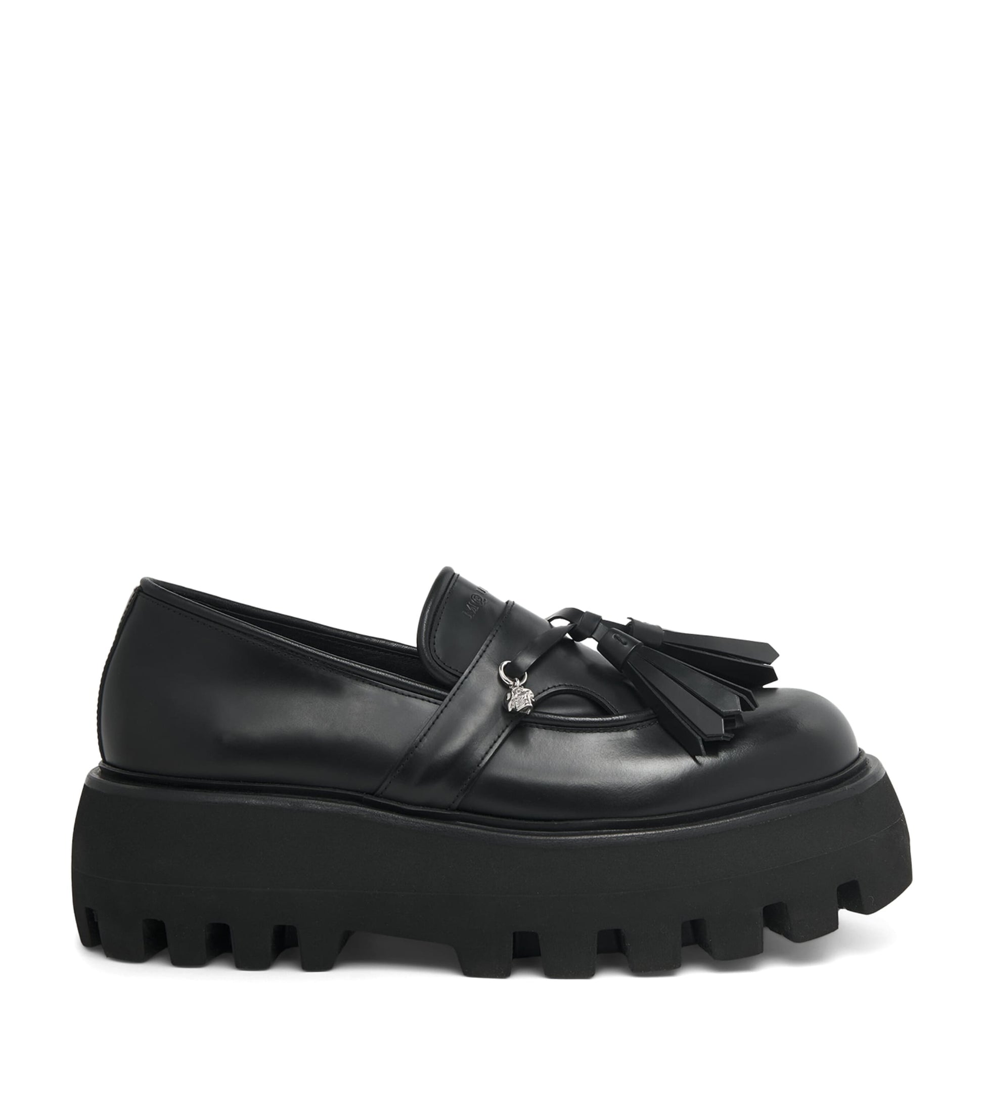 McQueen Leather Sofa Loafers