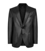 TOM FORD Black Lambskin Single-Breasted Blazer