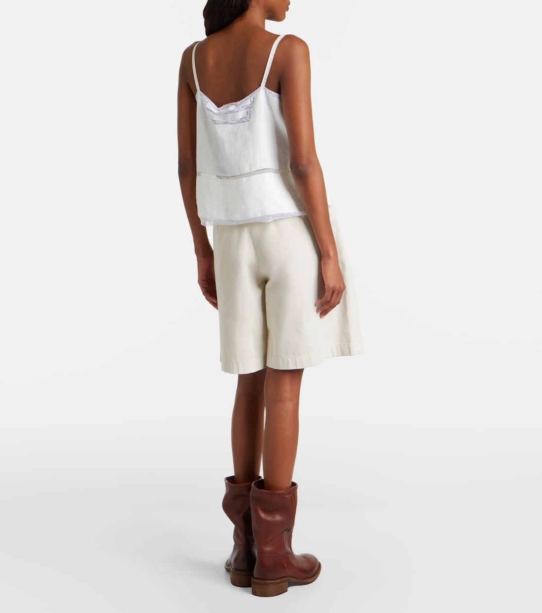 Prada - Cotton gabardine Bermuda shorts