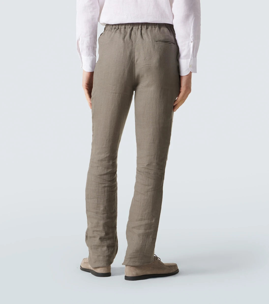 Kiton - Linen slim pants