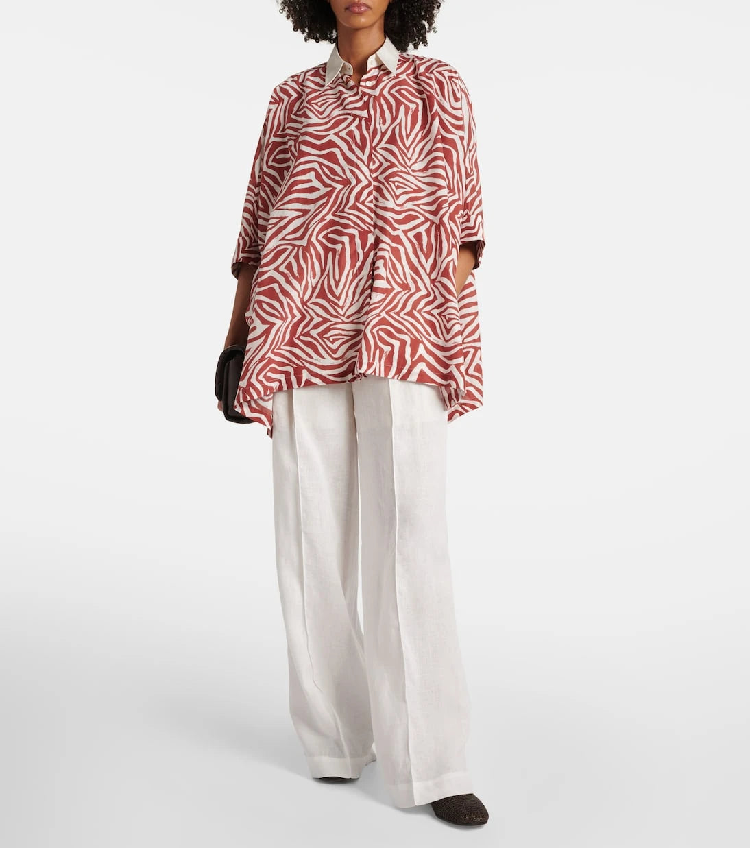 Brunello Cucinelli - Linen wide-leg pants