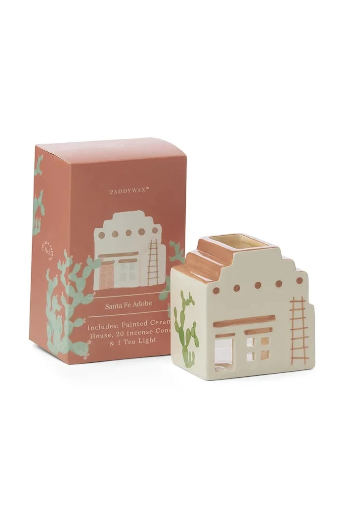 Paddywax Santa Fe Adobe Seramik Tütsü Çubuğu Evi