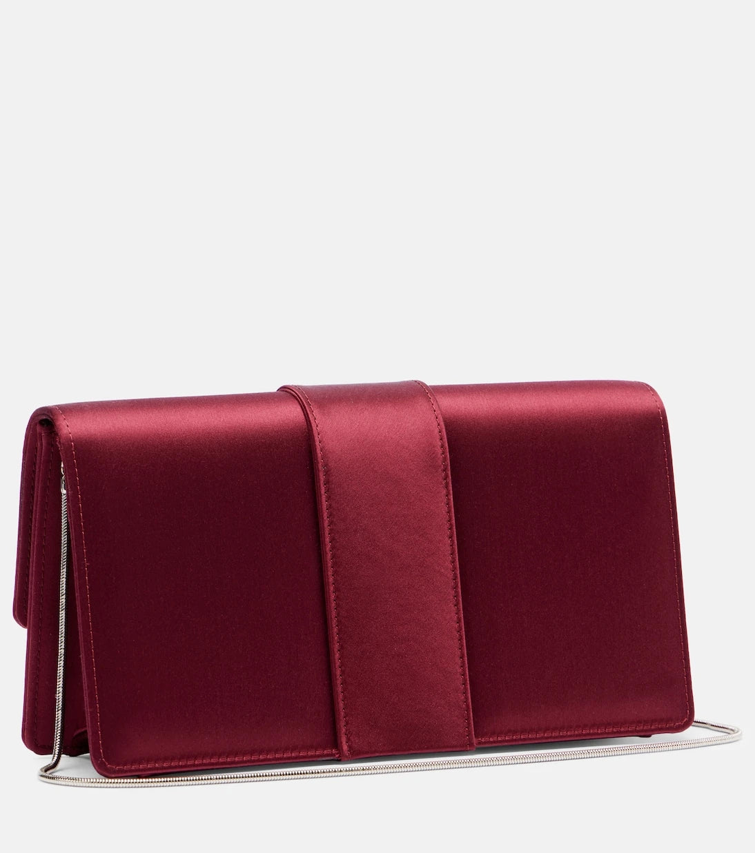 Manolo Blahnik - Maycapjou embellished satin clutch
