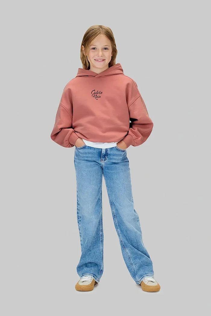 Детски памучен суичър Calvin Klein Jeans