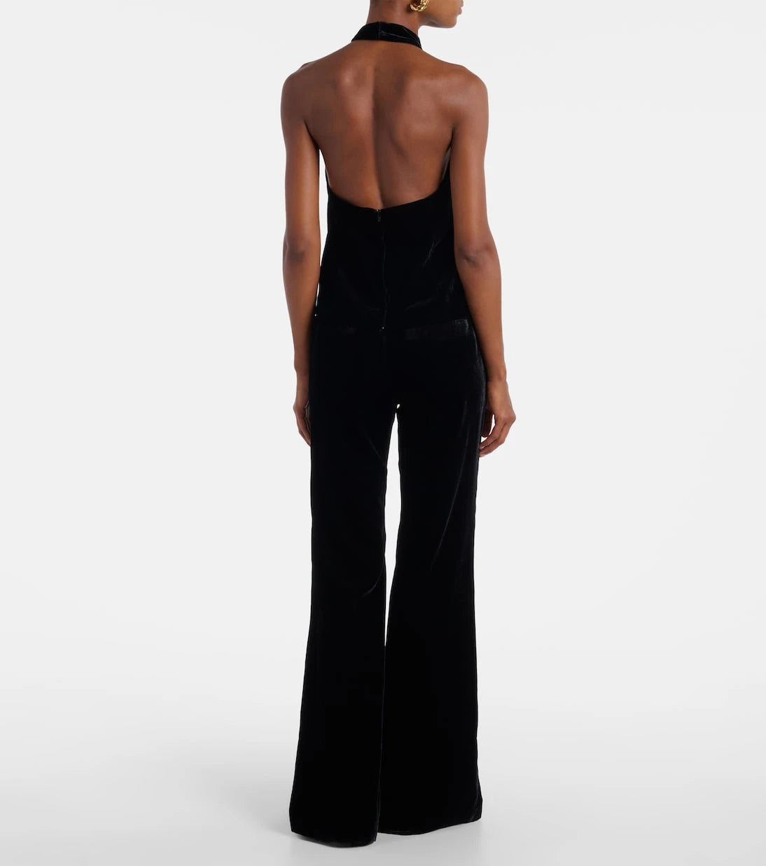 Nili Lotan - Peneloppe halterneck velvet top