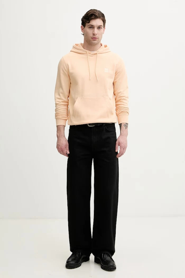 BOSS Orange Kapüşonlu Erkek Pamuklu Sweatshirt Wetalk