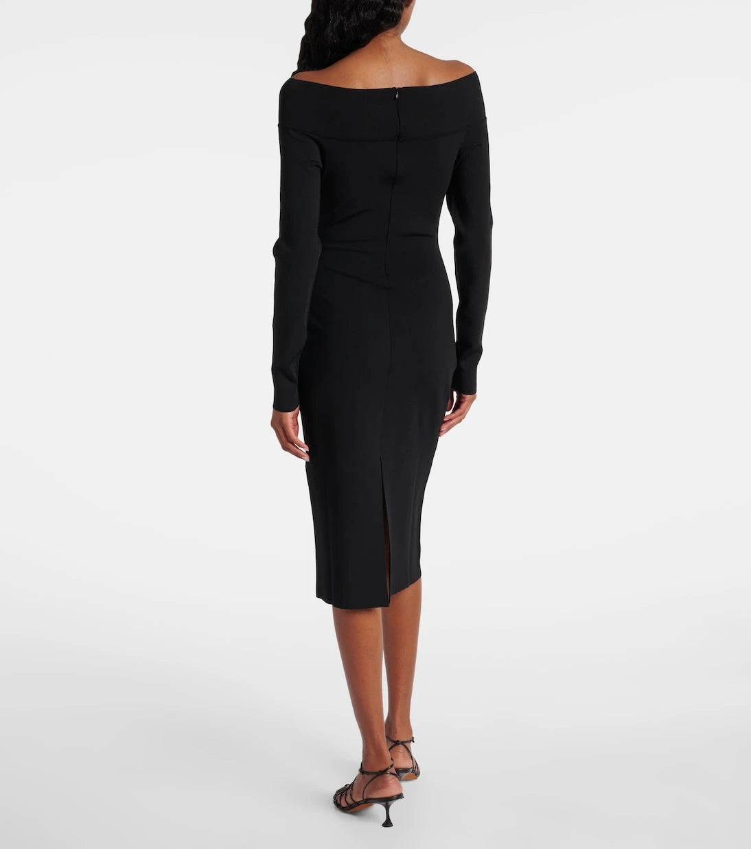 Stella McCartney - Off-shoulder jersey midi dress