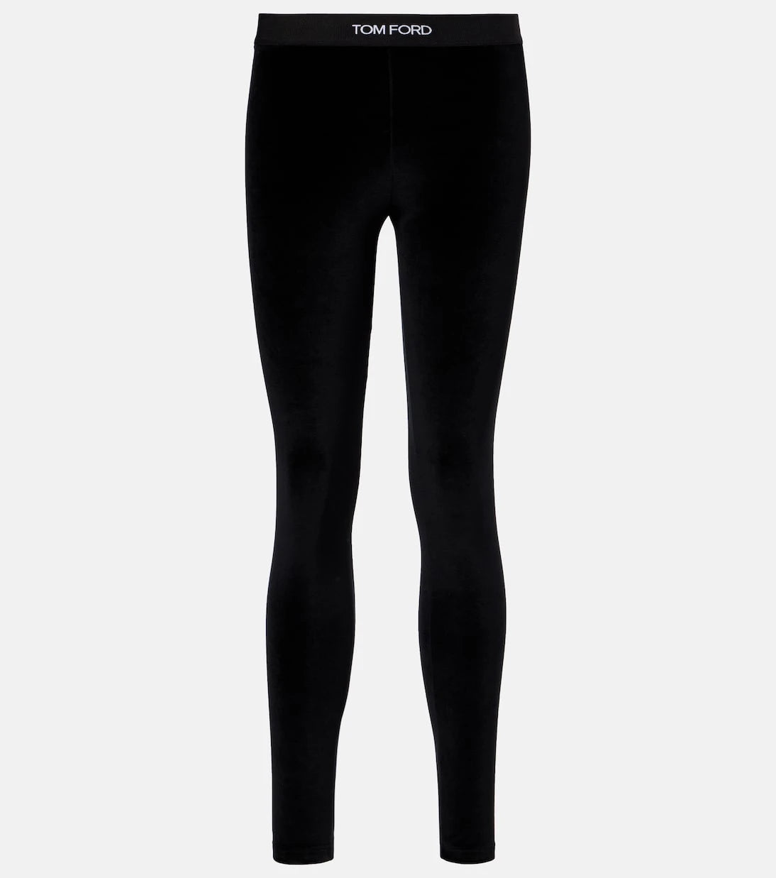 Tom Ford - Logo velour leggings