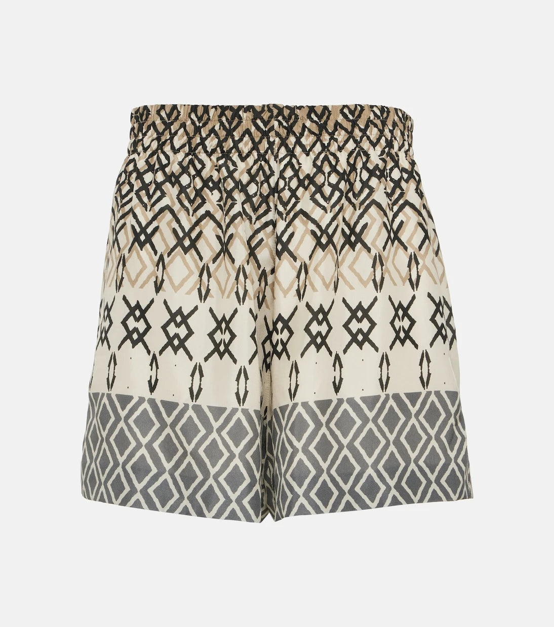 Brunello Cucinelli - Printed silk shorts