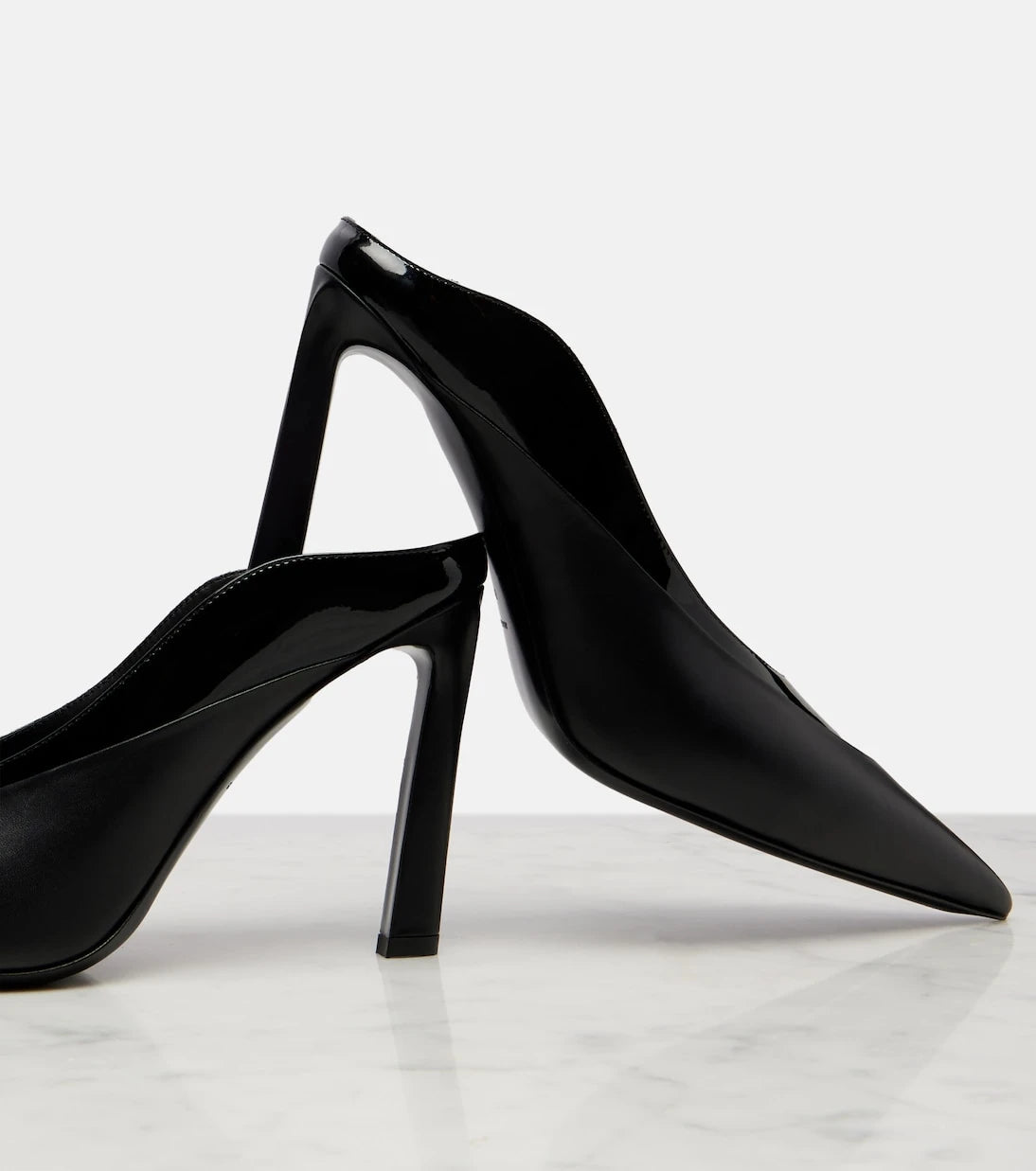 Givenchy - Spiky 95 leather mules