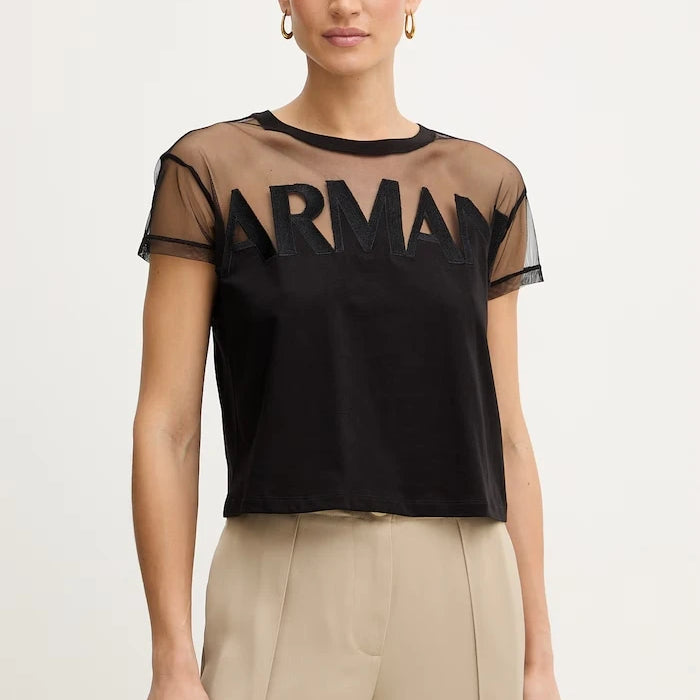 Памучна тениска Armani Exchange