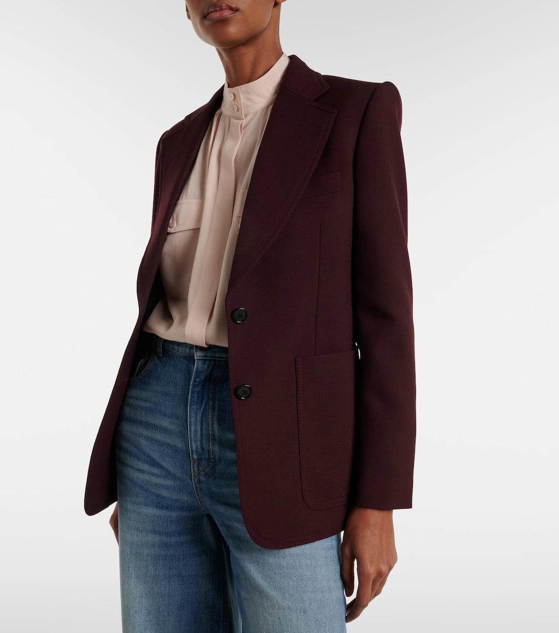 Chloé - Wool gabardine blazer