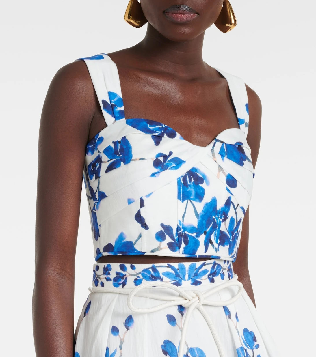 Rebecca Vallance - Orchid Blues floral top