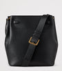 Mulberry Black Large Leather Islington Bucket Bag