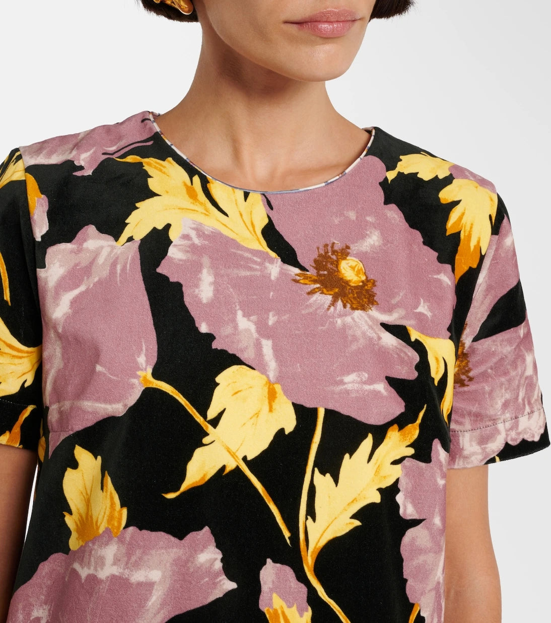 La DoubleJ - Mini Swing floral cotton minidress