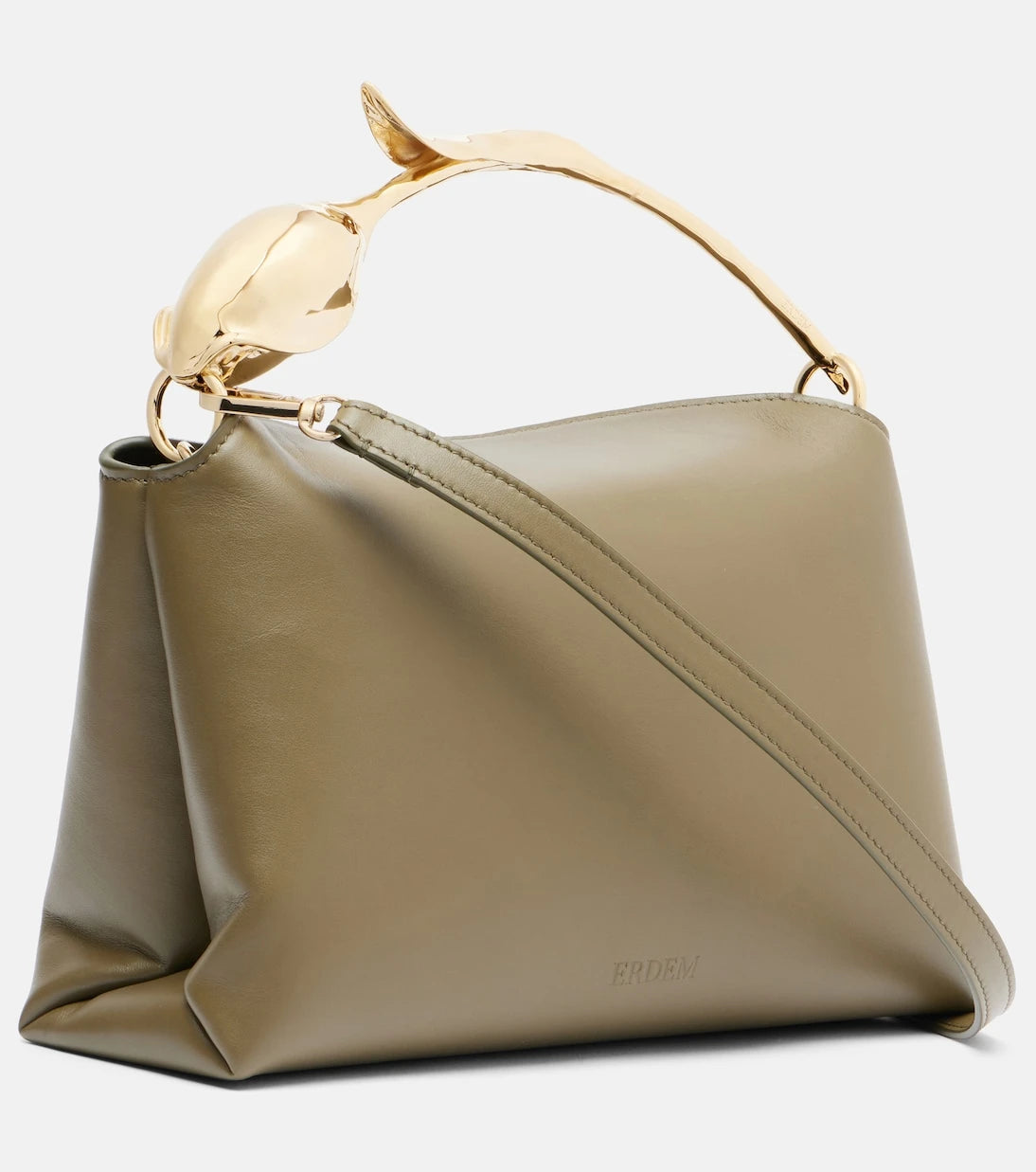 Erdem - Bloom Medium leather top-handle bag