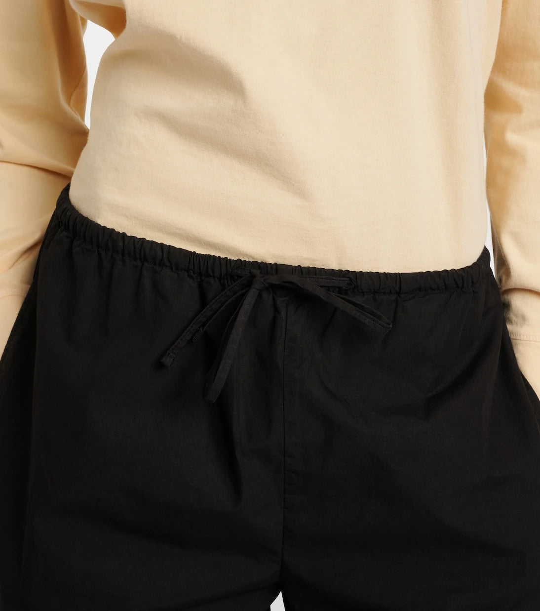 Leset - Kyoto cropped cotton wide-leg pants