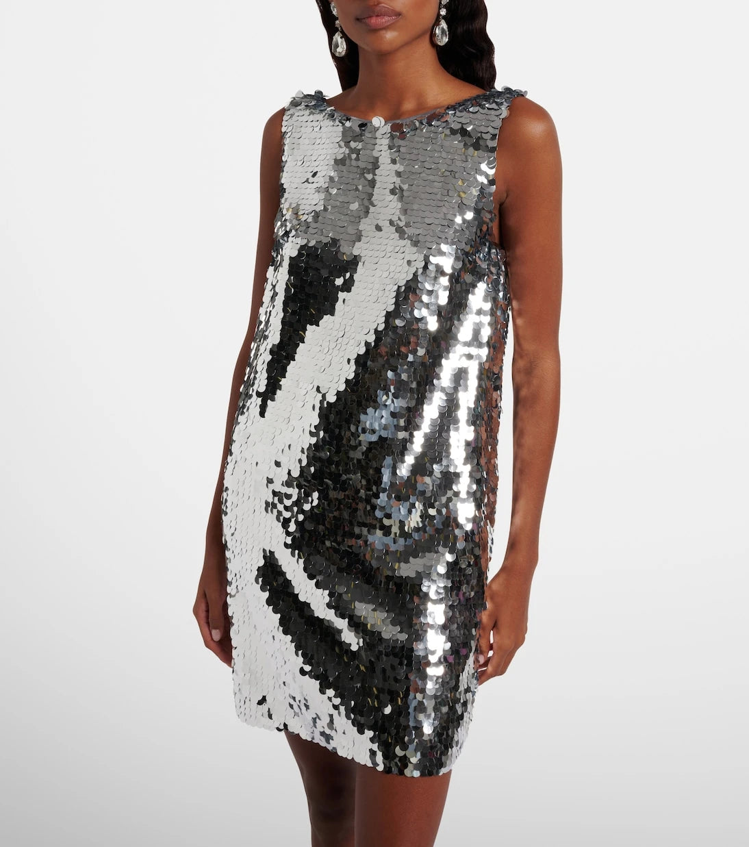 Dolce&Gabbana - Sequined open-back minidress