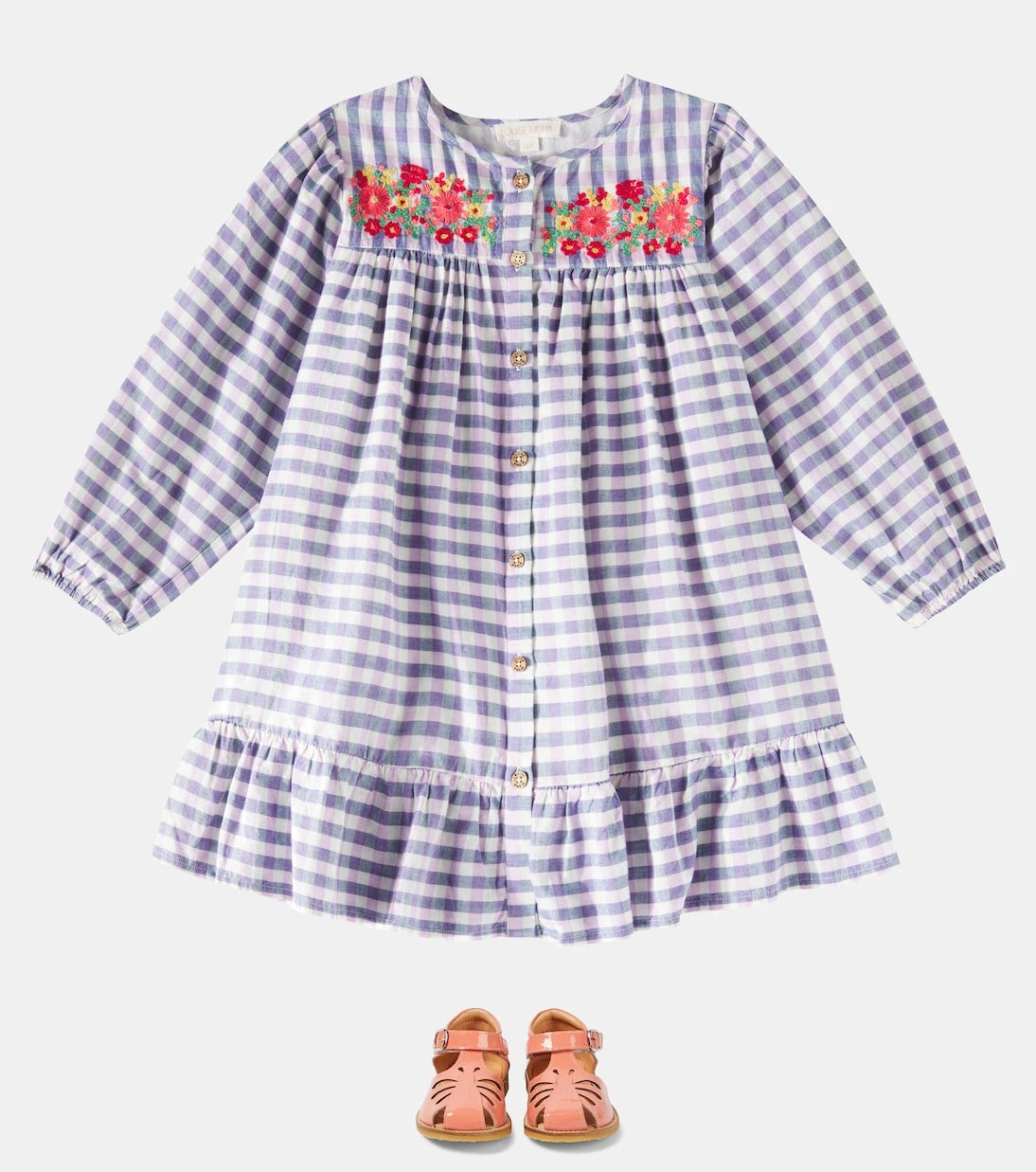 Louise Misha - Massilia checked cotton dress