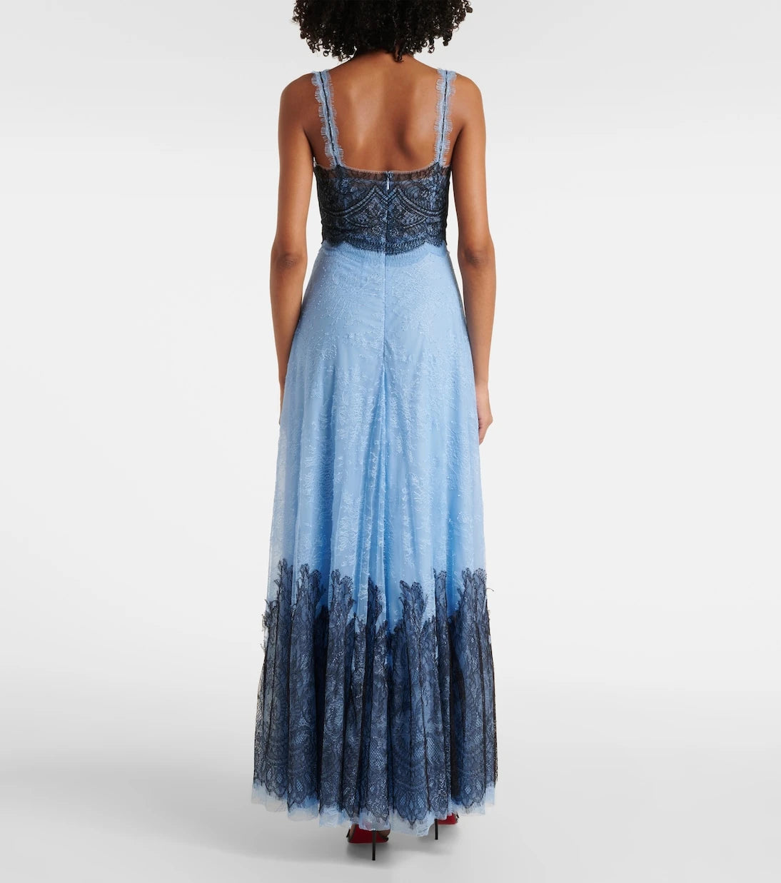 Costarellos - Gallie chantilly lace gown
