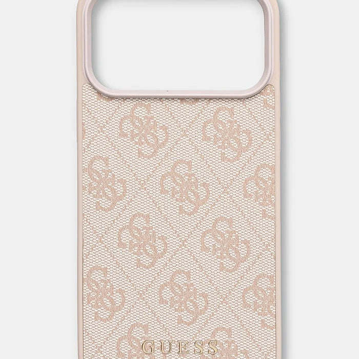 Guess iPhone 17 Pro Max için suni deri telefon kılıfı
