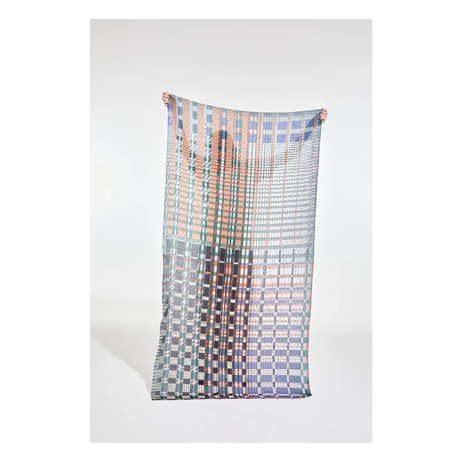 Mapoésie - Utopie Cotton Scarf | Blue
