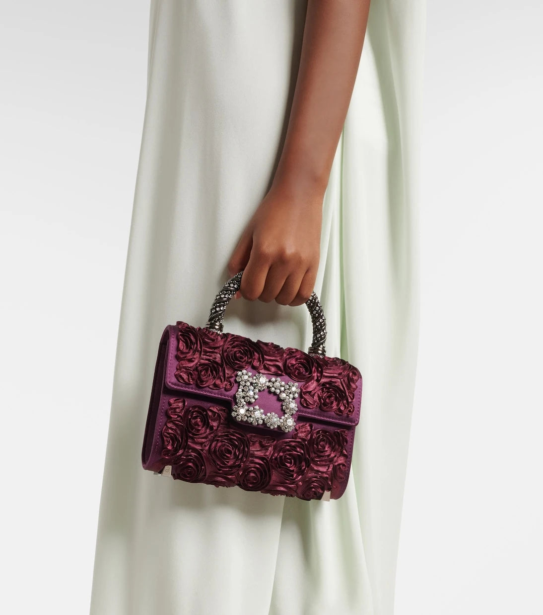 Roger Vivier - Jewel Efflorescence Mini top-handle bag