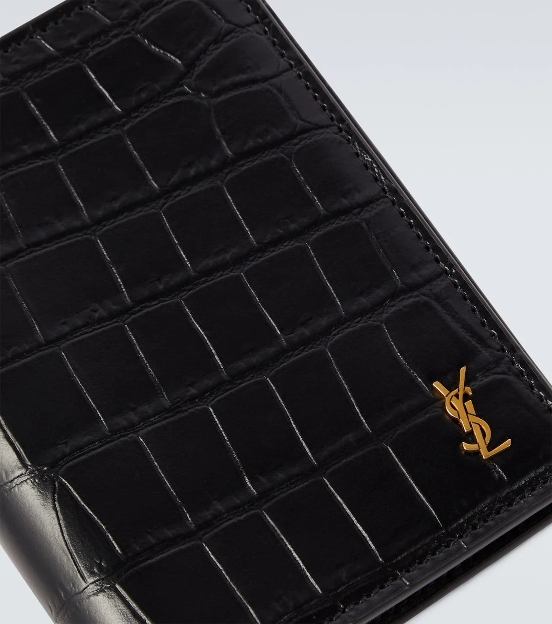 Saint Laurent - Cassandre leather card holder