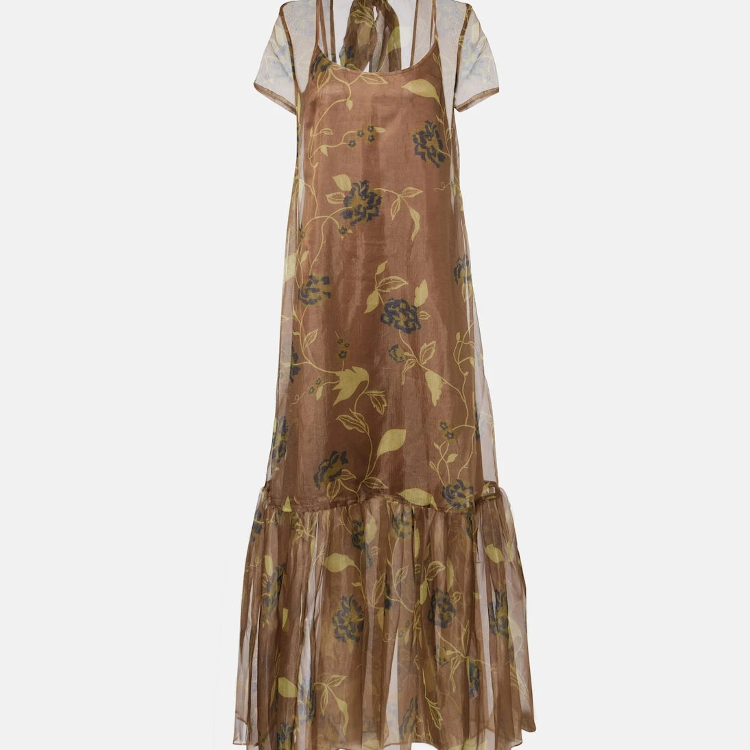 Staud - Calluna floral organza maxi dress