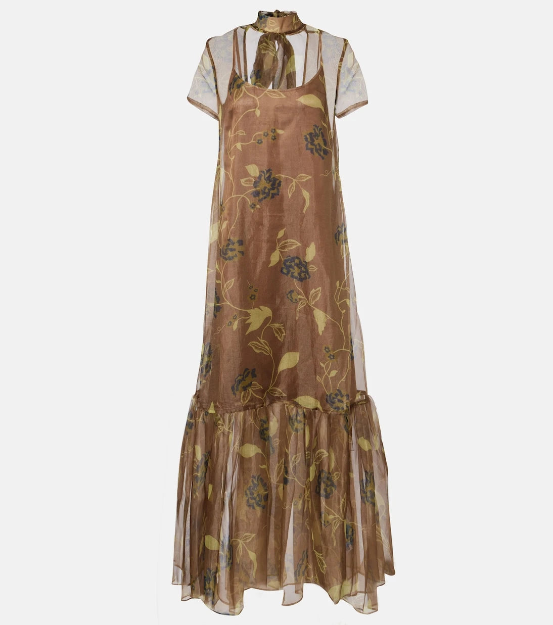 Staud - Calluna floral organza maxi dress