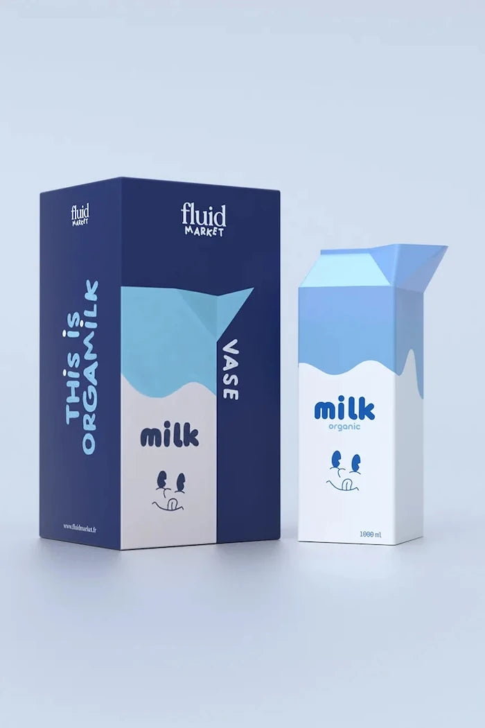 Декоративна ваза Fluid Market Milk