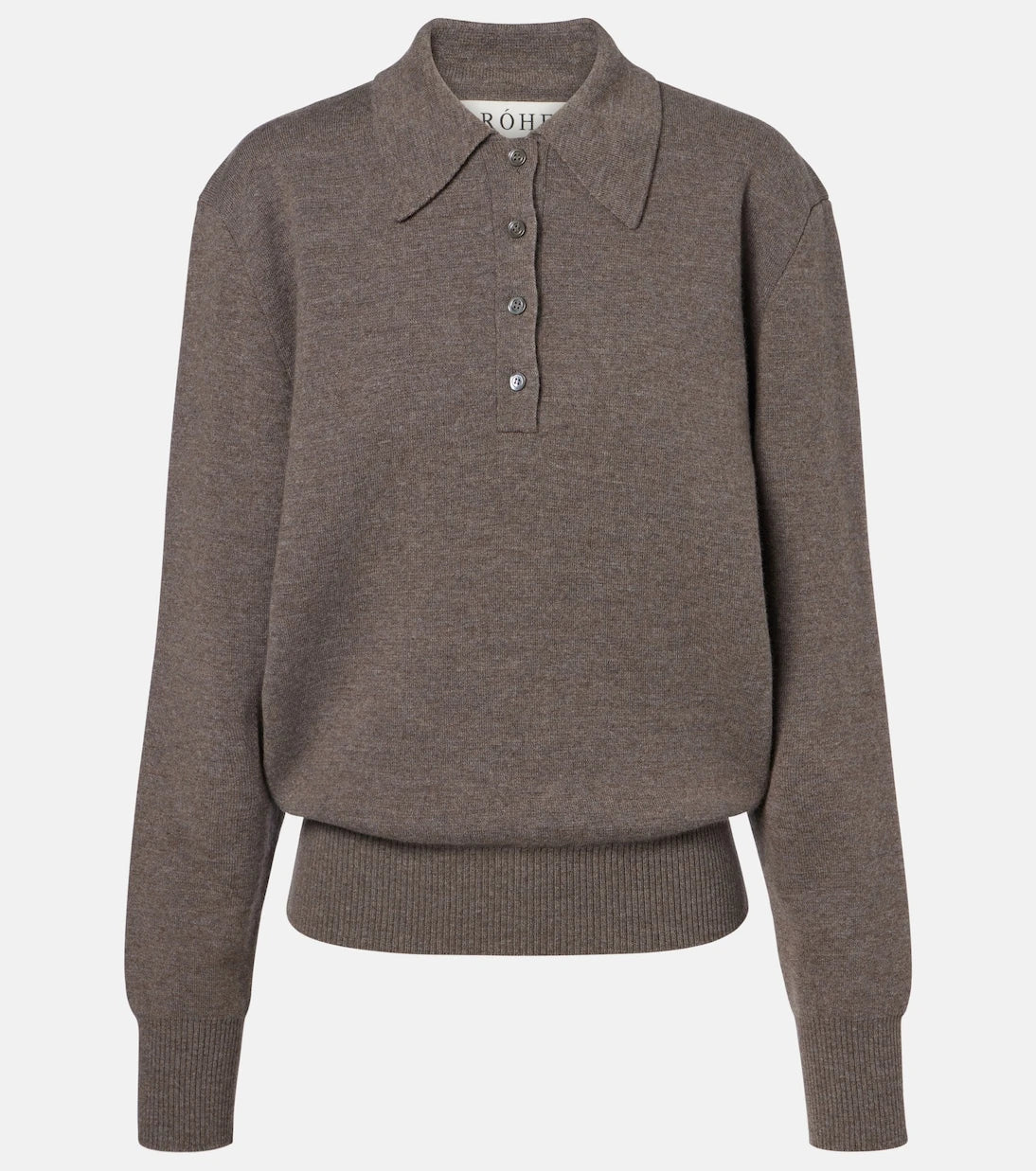 Róhe - Wool and cashmere polo sweater