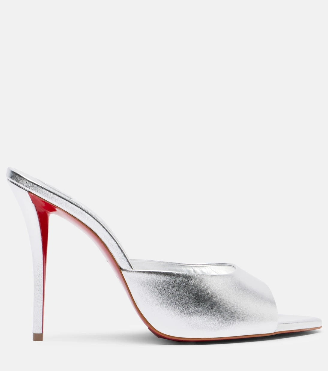 Christian Louboutin - Miss Z 100 metallic leather mules